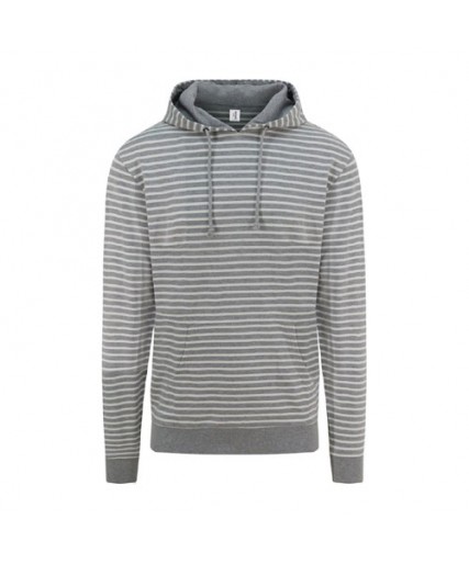 Nautical Stripe Hoodie Grey Nautical Stripe Hoodie Grey