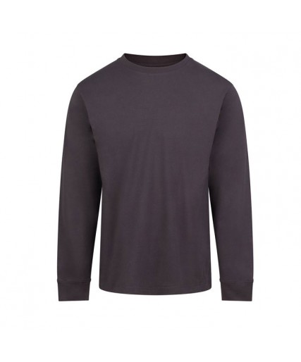AWDis 180 Long Sleeve Tee Solid Charcoal