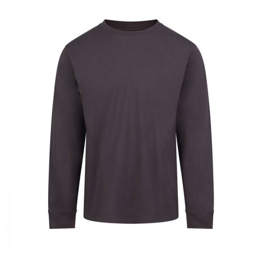 AWDis 180 Long Sleeve Tee Solid Charcoal