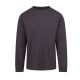 AWDis 180 Long Sleeve Tee Solid Charcoal