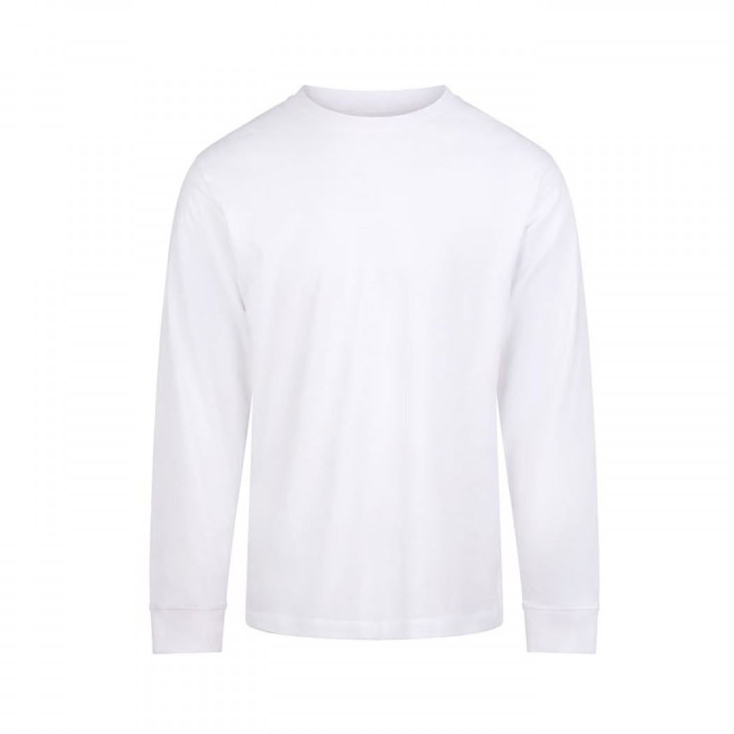AWDis 180 Long Sleeve Tee White