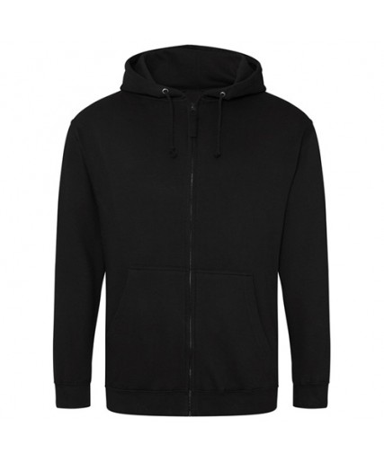 Zoodie  Zip Hoodie Deep Black Zoodie  Zip Hoodie Deep Black