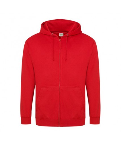 Zoodie  Zip Hoodie Fire Red Zoodie  Zip Hoodie Fire Red