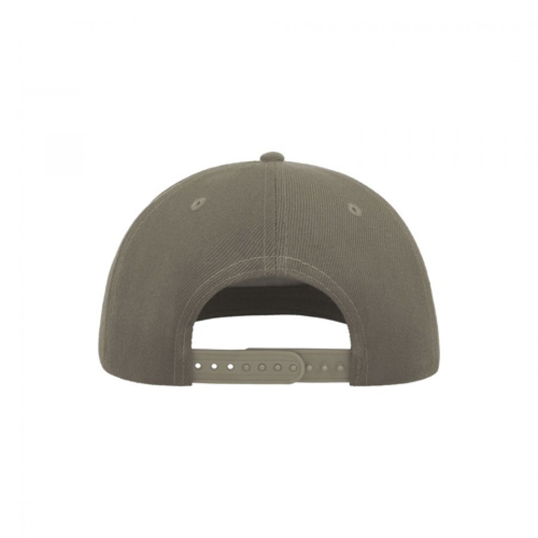 Atlantis Snap Five Snapback Cap Grey Atlantis Snap Five Snapback Cap Grey