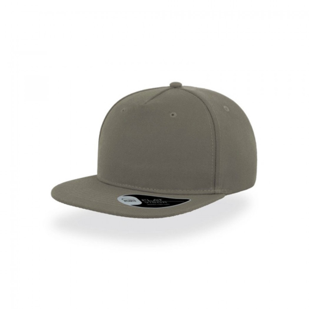 Atlantis Snap Five Snapback Cap Grey Atlantis Snap Five Snapback Cap Grey