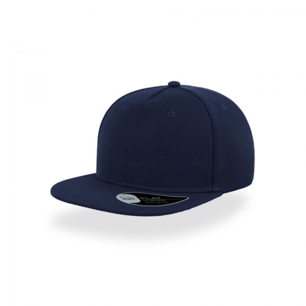 Atlantis Snap Five Snapback Cap Navy Atlantis Snap Five Snapback Cap Navy