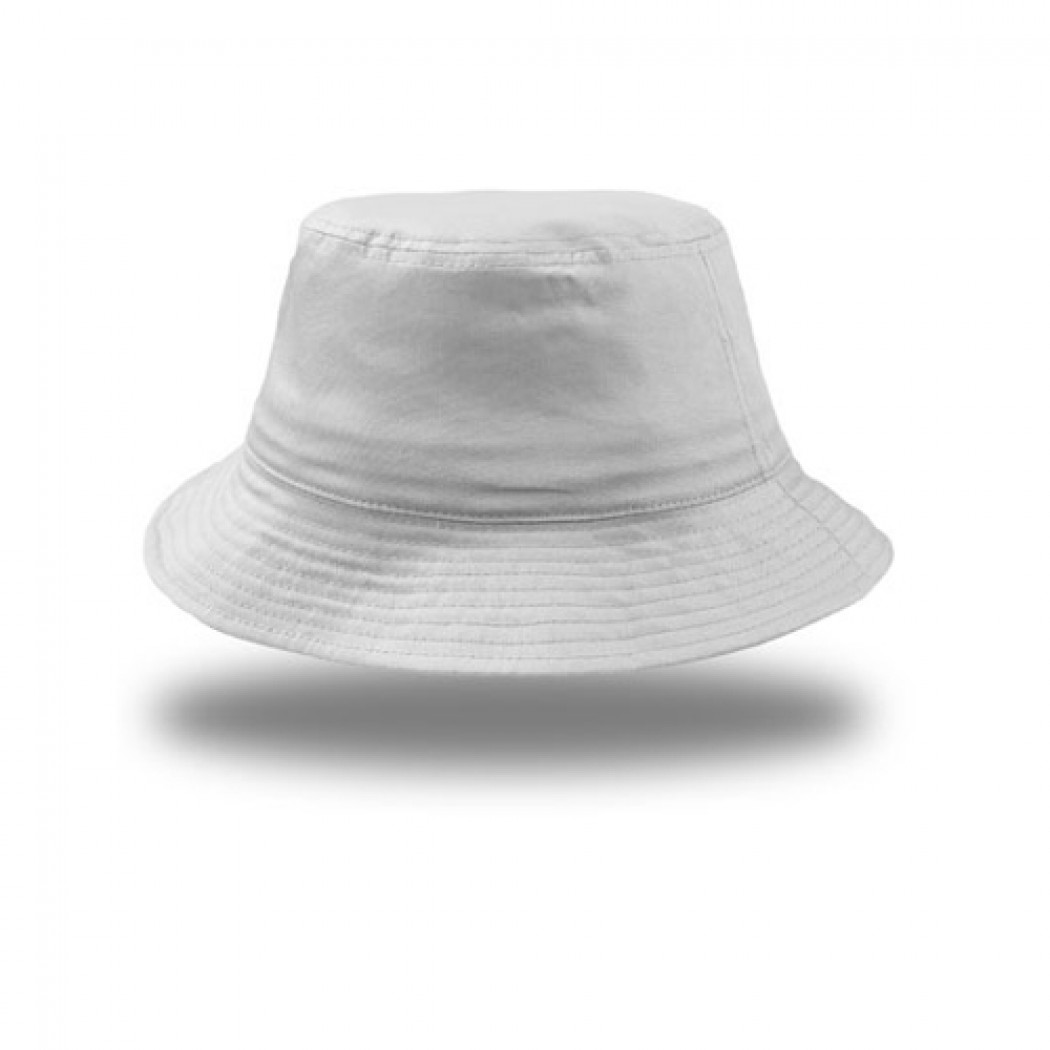 Bucket Cotton Hat White