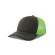 Sonic-S Cap Dark Grey/Fluorescent Green