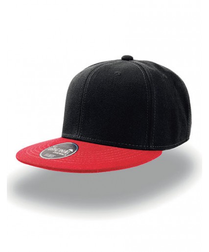 Atlantis Snapback Cap Black / Red Atlantis Snapback Cap Black / Red