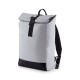 Reflective Roll-Top Backpack Silver