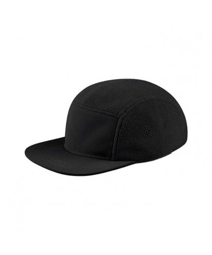 Recycled Fleece Outdoor Camper Cap Black