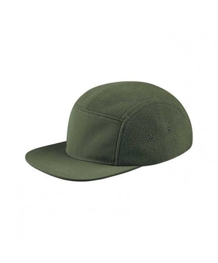 Recycled Fleece Outdoor Camper Cap Olive Green