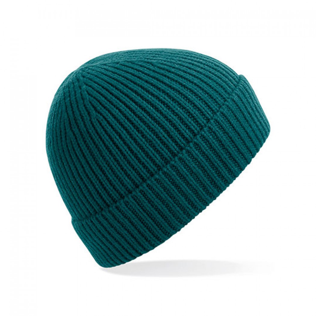 Engineered Ribben Beanie Ocean Green