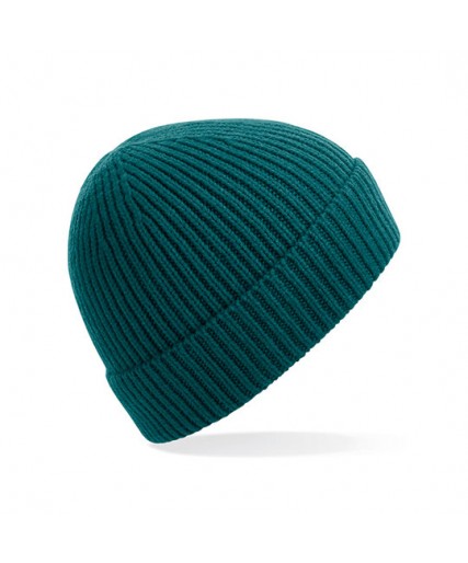 Engineered Ribben Beanie Ocean Green