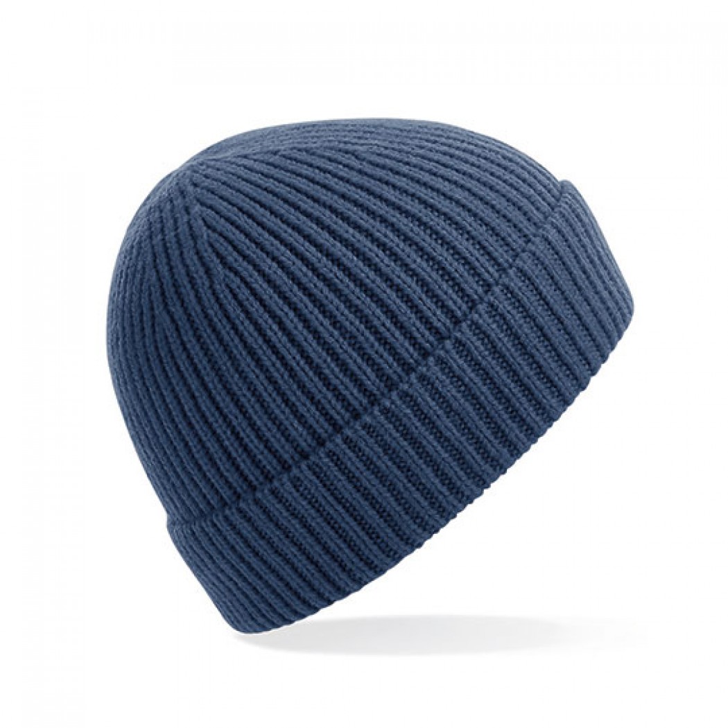 Engineered Ribben Beanie Steel Blue