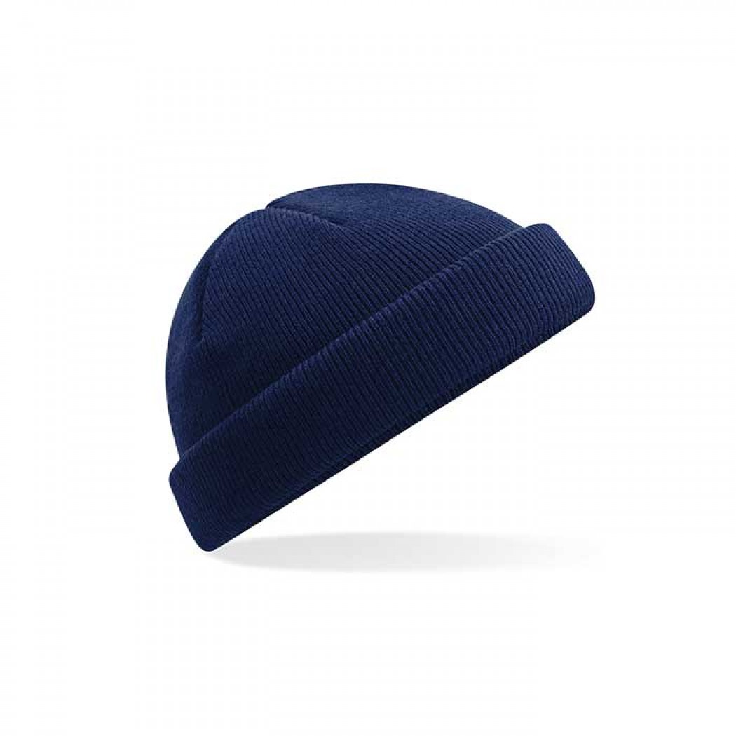 Recycled Mini Fisherman Beanie Navy Recycled Mini Fisherman Beanie Navy