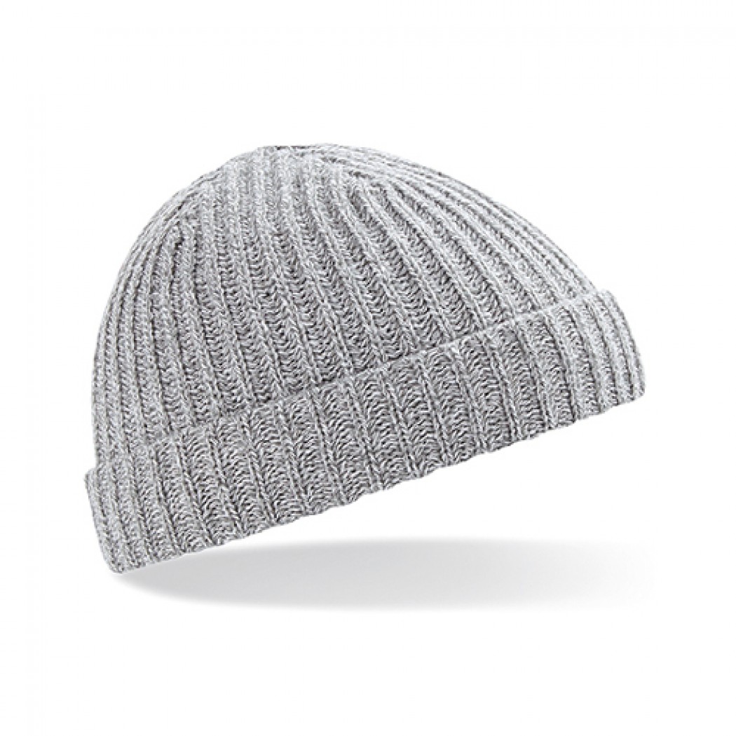 Trawler Ribbed Beanie Grey