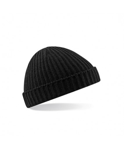 Trawler Ribbed Beanie Black Trawler Ribbed Beanie Black