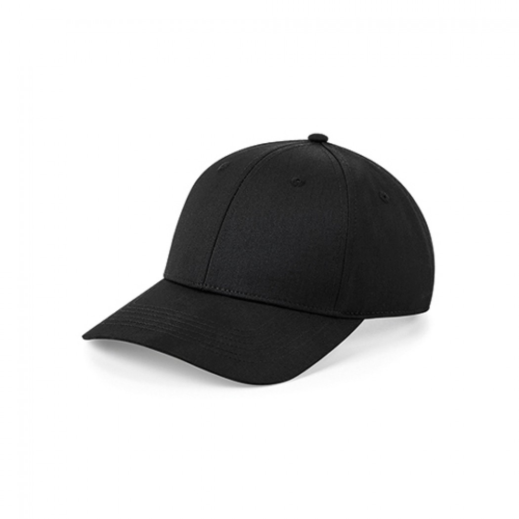 Urbanwear 6 Panel Snapback Black