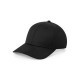 Urbanwear 6 Panel Snapback Black