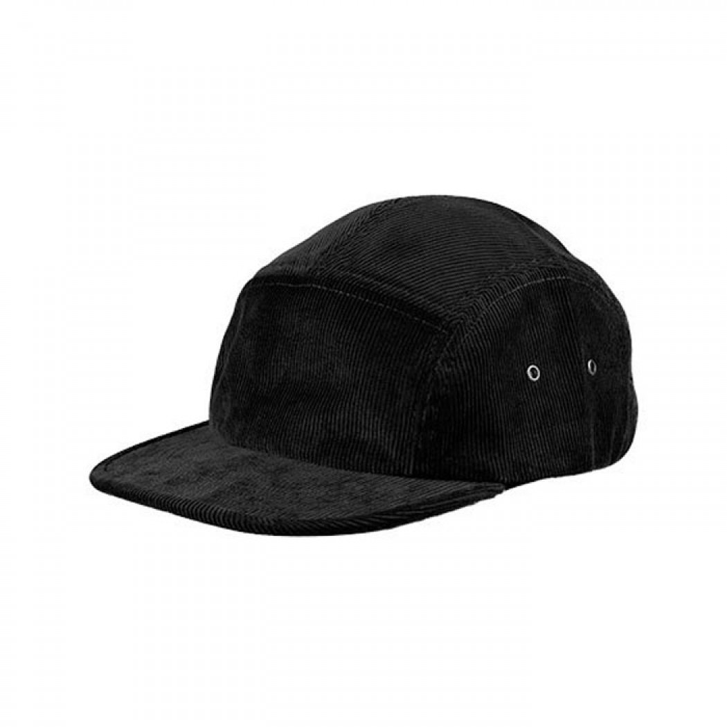 EarthAware® Organic Cord Camper Cap Black EarthAware® Organic Cord Camper Cap Black