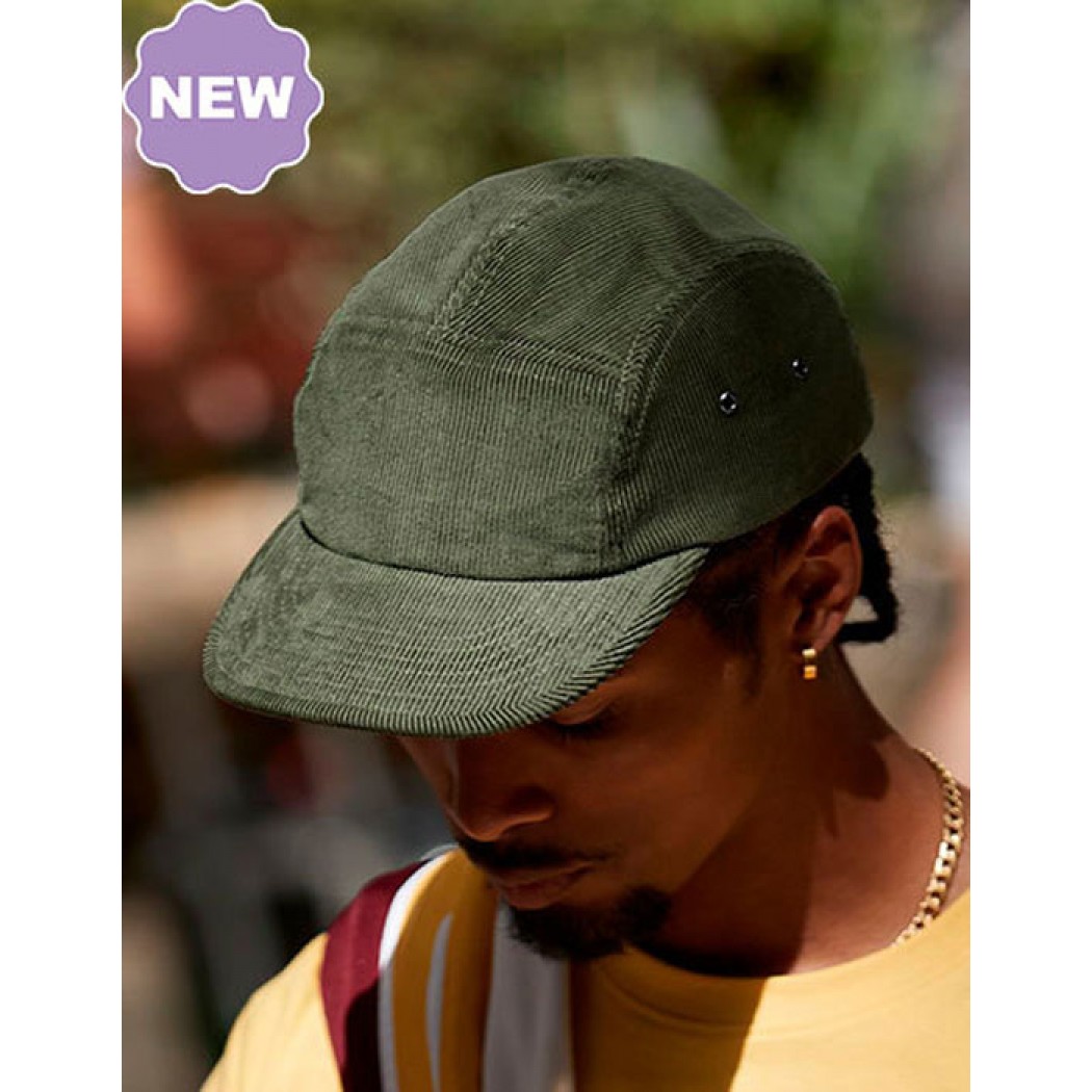 EarthAware® Organic Cord Camper Cap Oxford Navy