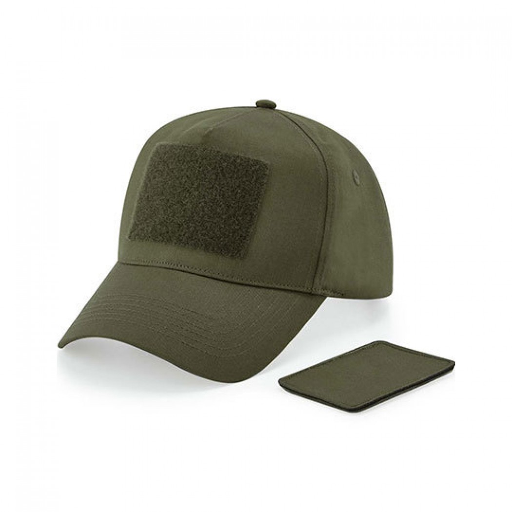 Removable Patch 5 Panel Cap Miltary Green