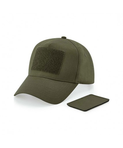 Removable Patch 5 Panel Cap Miltary Green