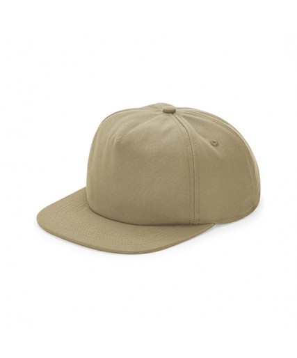 Organic Cotton Unstructured 5 Panel Cap Desert Sand