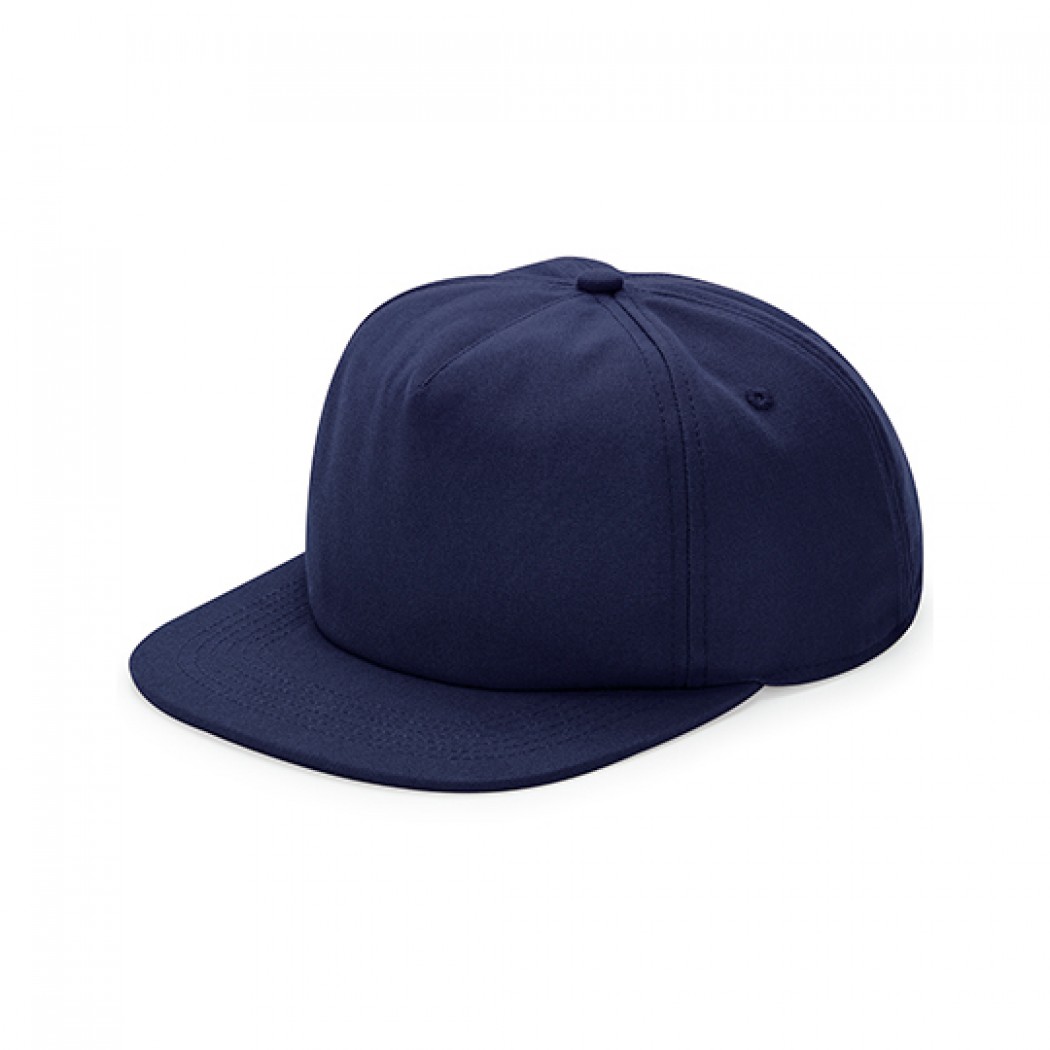 Organic Cotton Unstructured 5 Panel Cap Oxford Navy