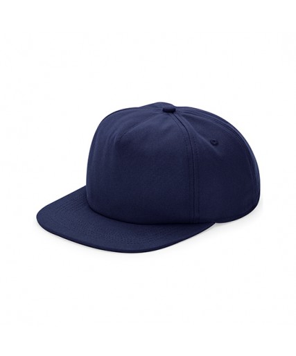 Organic Cotton Unstructured 5 Panel Cap Oxford Navy