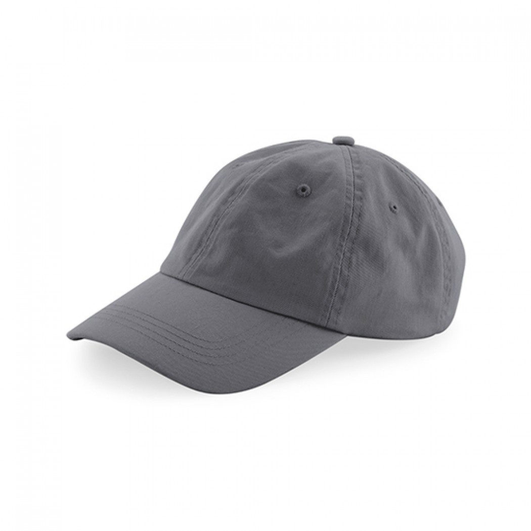 Organic Cotton 6 Panel Dad Cap Graphite Grey