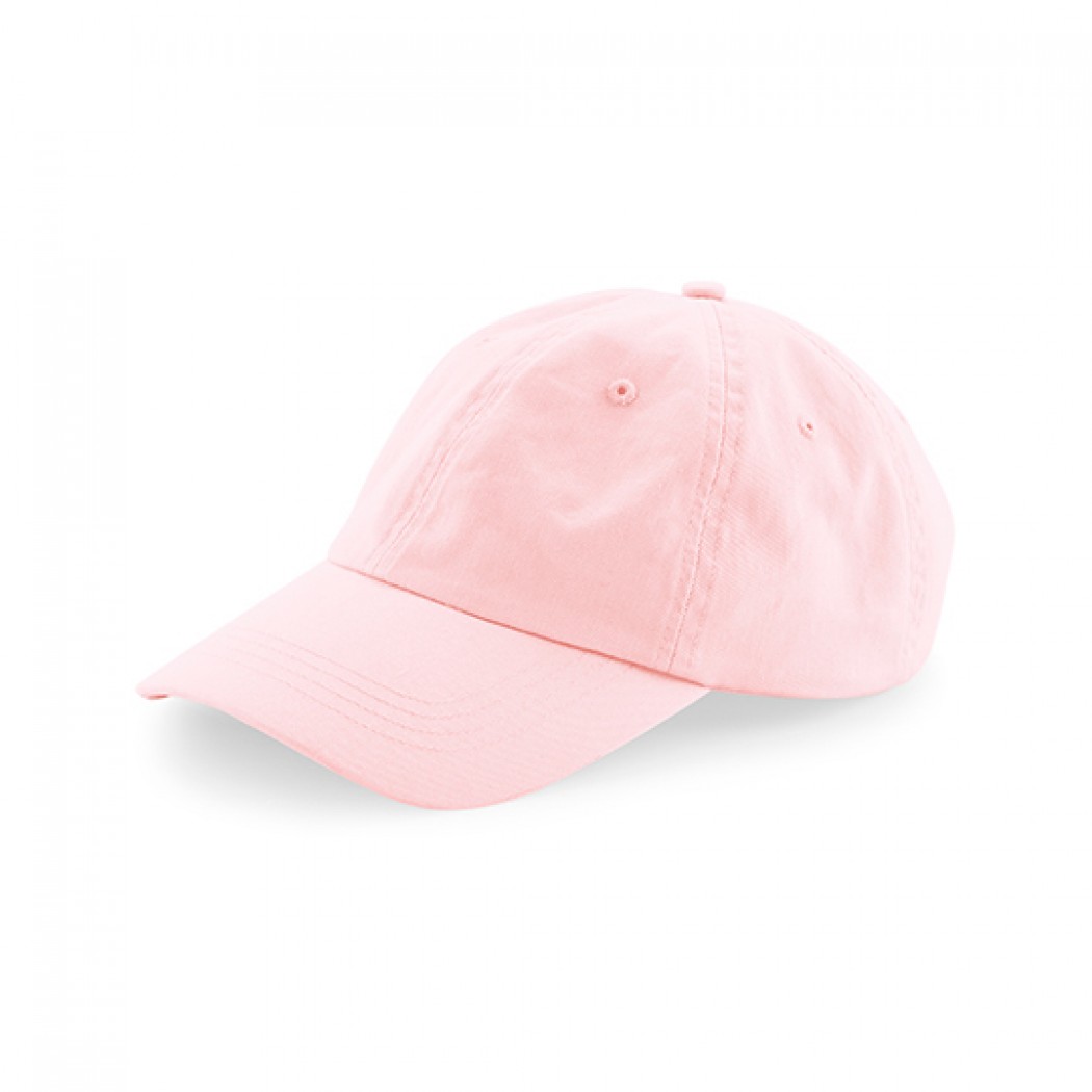 Organic Cotton 6 Panel Dad Cap Powder Pink