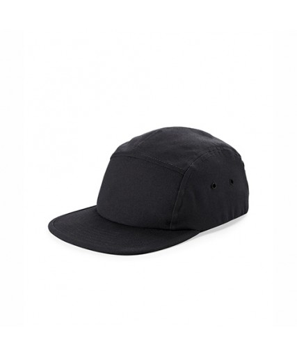 Canvas 5-Panel Cap Black