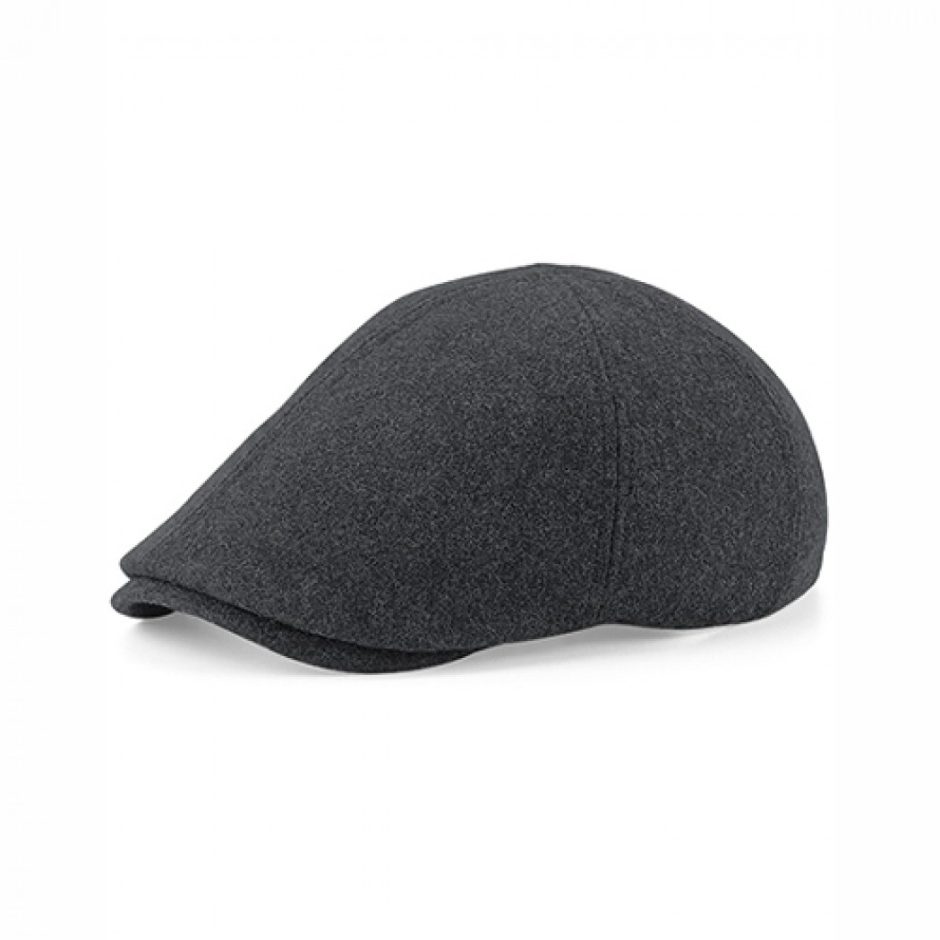 Melton Wool Ivy Cap Charcoal Marl Melton Wool Ivy Cap Charcoal Marl