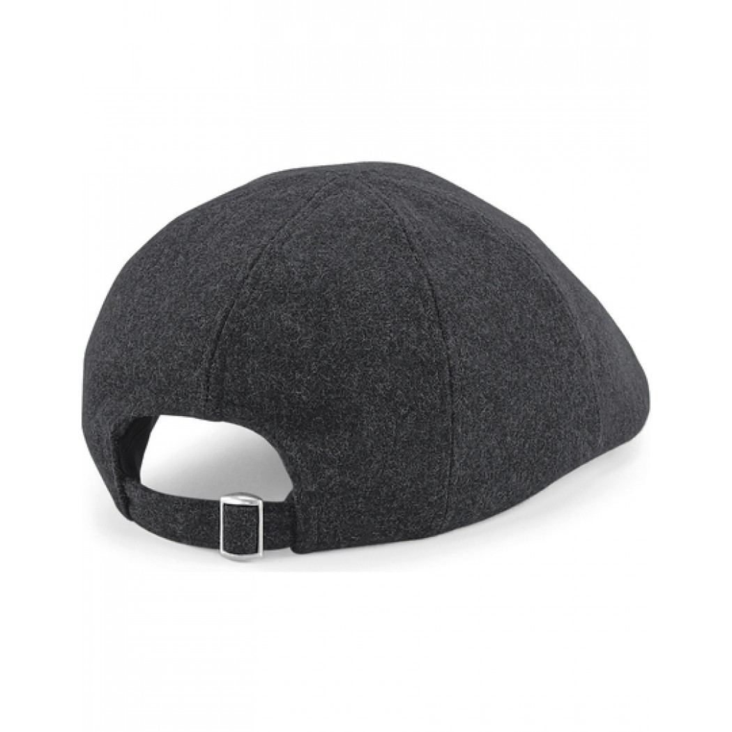Melton Wool Ivy Cap Charcoal Marl Melton Wool Ivy Cap Charcoal Marl