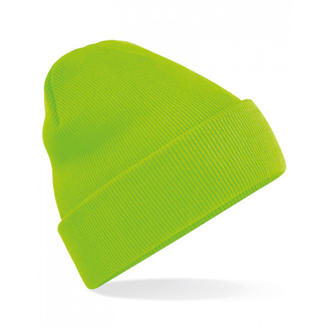 Original Cuffed Beanie Fluerecent Green