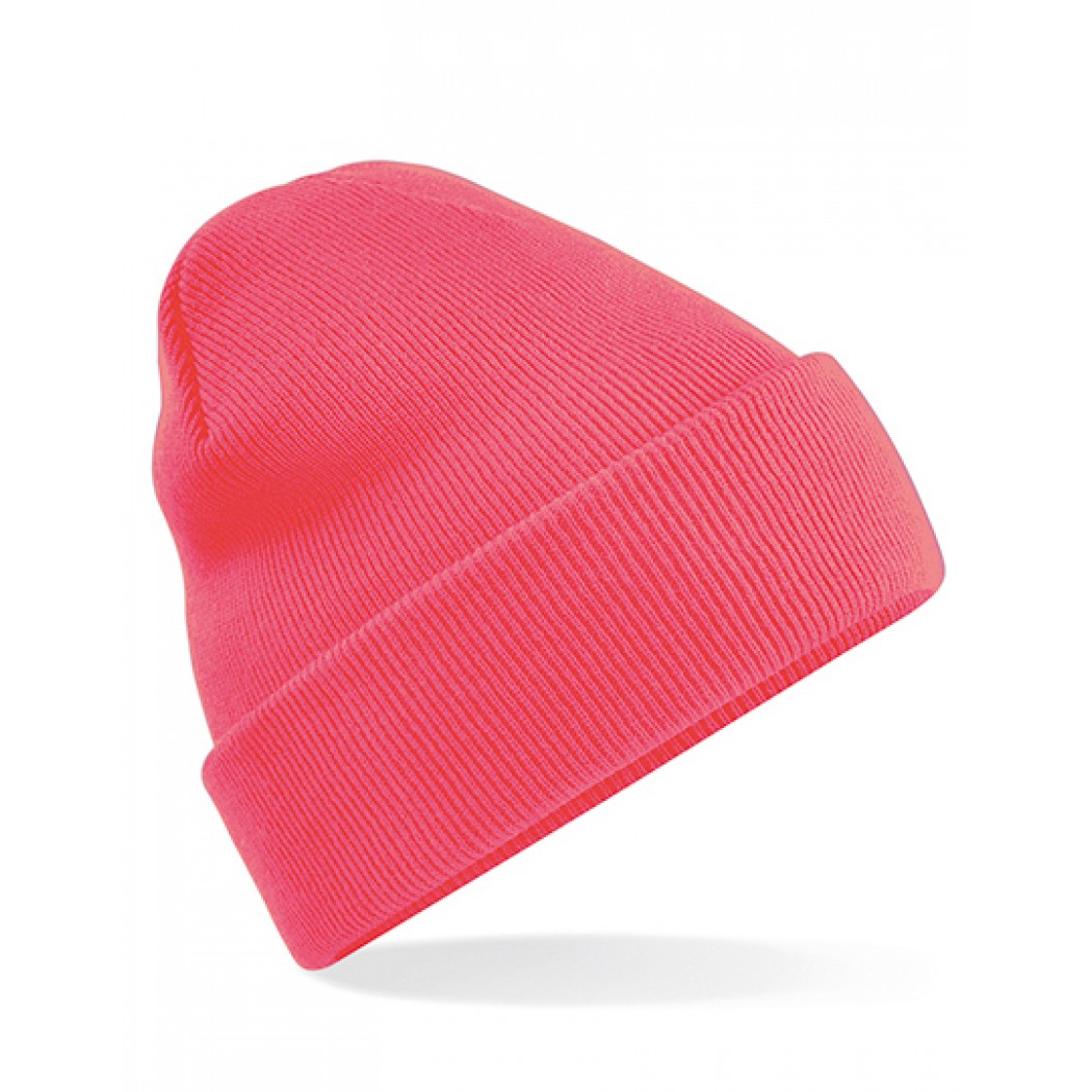 Original Cuffed Beanie Fluerecent Pink