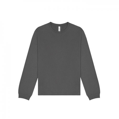 Unisex Heavyweight Long Sleeve Tee Asphalt