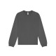 Unisex Heavyweight Long Sleeve Tee Asphalt