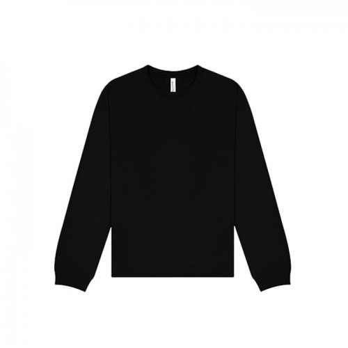 Unisex Heavyweight Long Sleeve Tee Black