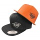 Black Flys Phantom Snapback Cap Orange