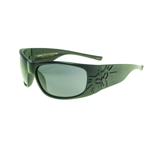Black Flys Sonic Fly II Floating Matte Black/ Polarized Smoke Lens