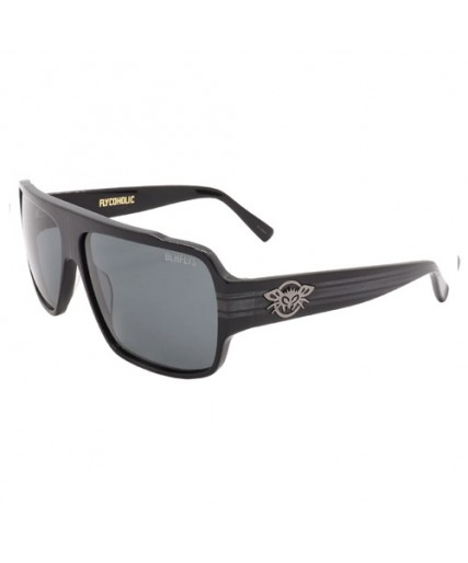 Black Flys Flycoholic Shiny Black / Smoke Lens Black Flys Flycoholic Shiny Black / Smoke Lens