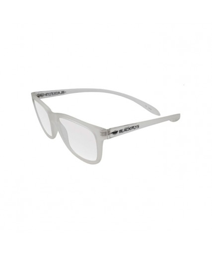 Black Flys Neck Hanging Reading Glasses Matt Clear w/ Clear Lens