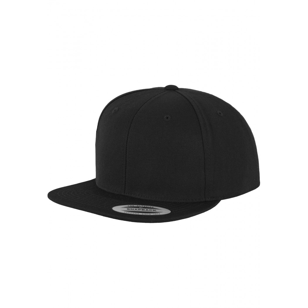 Classic Snapback Cap Black/Black