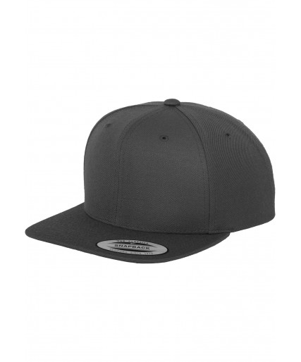 Classic Snapback Cap Dark Grey