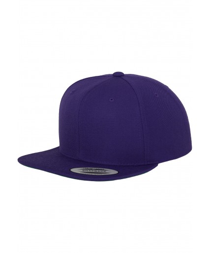 Classic Snapback Cap Purple Classic Snapback Cap Purple