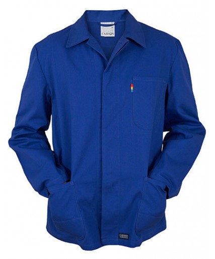 Classic Royal Blue Long Work Jacket  Classic Royal Blue Long Work Jacket