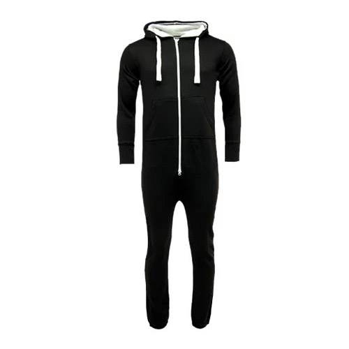 Adults Unisex Plain Onesies Black